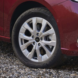 Aluminijasta platišča 17" 5 x 2-kraki, srebrna